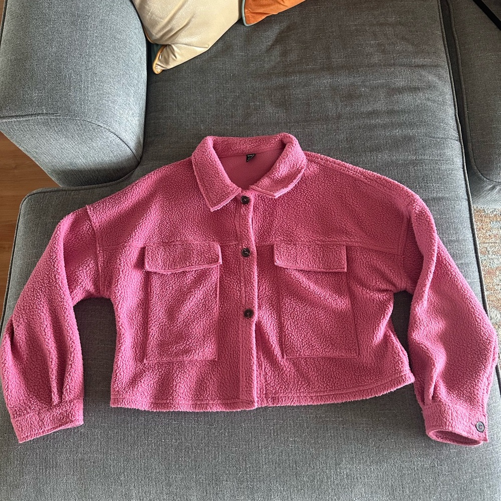 Women's Pink Fleece Jacket